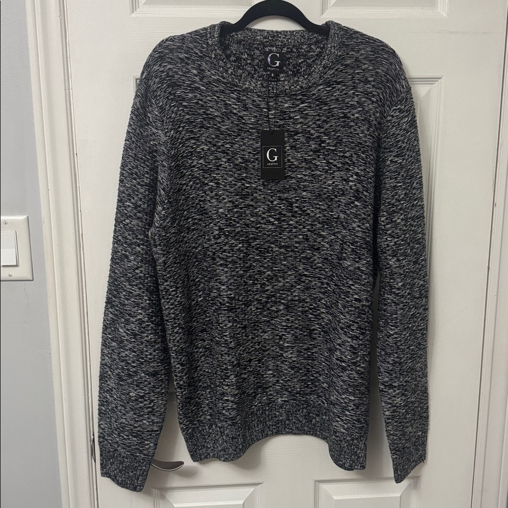 45. Chic Black and White Grafton Knit Sweater